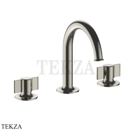 Fantini Flora Смеситель для раковины, с донным клапаном 7695J407, Polished Nickel PVD