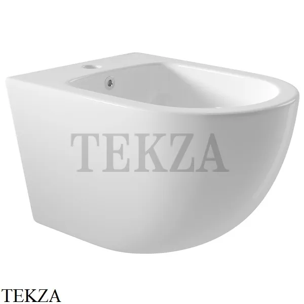 Aqueduto OVO Биде подвесное, 1 отверстие под смеситель OVO0310 Белый глянец