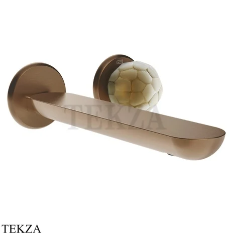 Gessi Perle Смеситель для раковины, внешняя часть 74488-708, медь Brushed