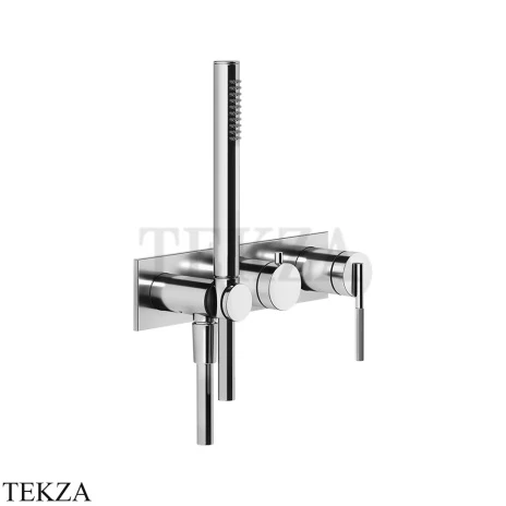 Gessi INGRANAGGIO Смеситель для душа на 2 потока, на планке, внешняя часть 63543-031, хром глянец