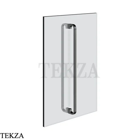 Gessi Perle Полотенцедержатель для крепления на стекло, 60 см 74635-706, black хром глянец