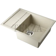 Omoikiri Sumi 65 Кухонная мойка Tetogranit прямоугольная с крылом 4993671 ваниль