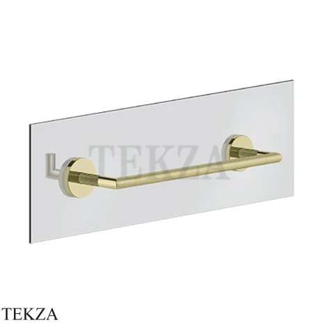 Gessi INGRANAGGIO Полотенцедержатель для крепления на стекло, 30 см 63924-710, Brass PVD