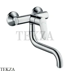 Hansgrohe Focus 320 Смеситель для кухни однорычажный настенный 31825000,, хром глянец