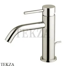 FIMA Carlo Frattini Spillo UP Смеситель для раковины, с донным клапаном F3031XSSN, Brushed nickel