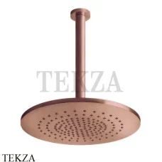 Gessi 316 SHOWER Верхняя душевая лейка с креплением 54150-708, Copper Brushed