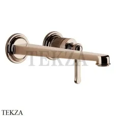 Gessi VENTI20 Смеситель для раковины длинный, внешняя часть 65088-030, Copper глянец