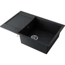Omoikiri Daisen 78-LB Кухонная мойка Artgranit прямоугольная с крылом 4993692 черный