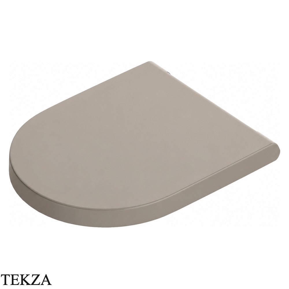 ArtCeram Solida сиденье с крышкой Flat avvolgente с микролифтом FLA018 41, Brown Matera матовый