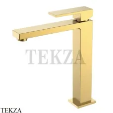 Boheme Qubic Смеситель для раковины высокий, без гарнитура 472-MG, латунь matt gold