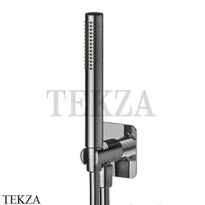 Newform Душевой комплект ручной душ латунь с выводом и держателем 854.58.063, PVD Gun Metal