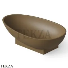 Dea Design Washbasins Раковина настольная овальная Solid Surface DD9055 600 1, Dark Camel №1