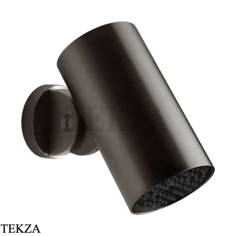 Gessi SPOTWATER Душевая головка для настенного крепления, ливень 57263-707, Black Metal Brushed PVD