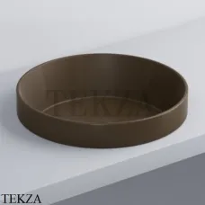 Cielo ENJOY Раковина полувстраиваемая круглая, без перелива EJLASIT CA, Cacao