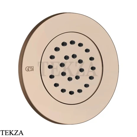 Gessi INCISO SHOWER Боковая форсунка поворотная, внешняя часть 32982-030, Copper PVD