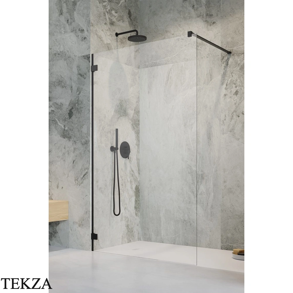 Radaway Essenza Pro 8 Walk-in Душевое ограждение Walk-in неподвижное 60 см, 1012060-54-01, черный матовый