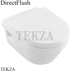 Villeroy & Boch ARCHITECTURA Унитаз подвесной без ободка 5684R001, сиденье микролифт, белый глянец