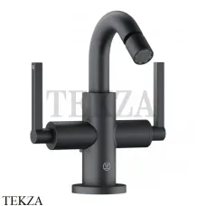 Kludi NOVA FONTE Puristic Смеситель для биде, с донным клапаном 203133915, черный матовый