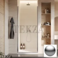 Duka multi-S 4000 Дверь в нишу распашная крепеж слева 75, MR-TN1PL750SILA10, серебро матовое