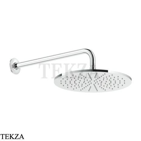 Gessi INCISO SHOWER Верхняя душевая лейка 30 с кронштейном 58248-031, хром глянец