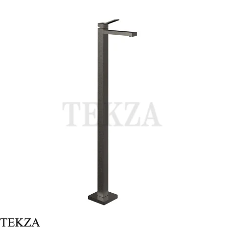 Gessi RETTANGOLO K Смеситель для раковины напольный, внешняя часть 53095-707, Black Metal Brushed PVD