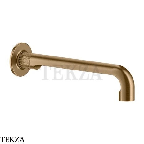 Gessi INCISO Излив для раковины настенный длинный 58101-726, Warm Steel Br. PVD
