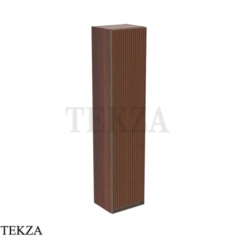 Flaminia Cubika шкаф-пенал подвесной 25×20,8×112,5 см, 1 дверца, орех Noce Greca