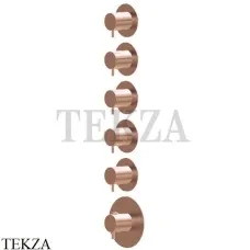 Newform X-Steel 316 Термостат для душа 5 потоков, внешняя часть 69862EX.59.067, PVD Brushed copper bronze