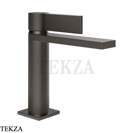 Gessi Inverso Diamantato Смеситель для раковины, с донным клапаном 73651-707, Black Metal Br. PVD