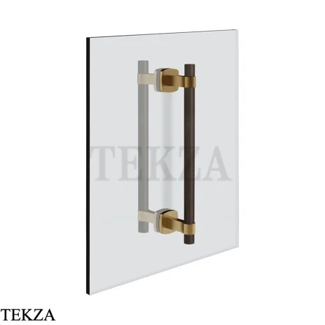 Gessi Jacqueline Полотенцедержатель для крепления на стекло, 20 см 77731-791, бронза Deep