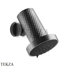 Gessi 316 SPOTWATER INTRECCIO Душевая головка настенная, 3 функции 57251-707, Black Metal Brushed Gessi 316 SPOTWATER INTRECCIO Душевая головка настенная, 3 функции 57251-707, Black Metal Brushed