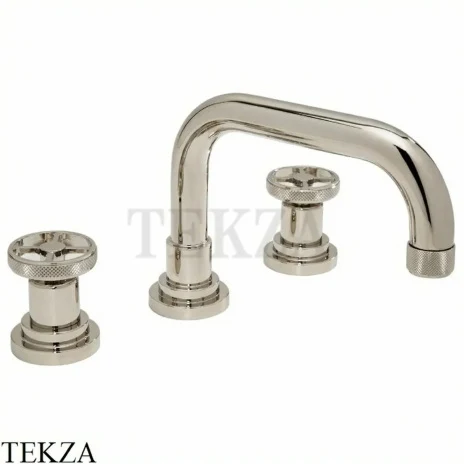 Nicolazzi Arena Смеситель для раковины, с донным клапаном 3318NL44, Nickel глянец