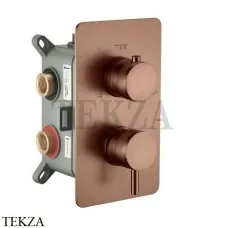 Boheme CELL Смеситель для душа на 3 потока, комплект 135-3-BRB, Brushed Bronze Boheme CELL Смеситель для душа на 3 потока, комплект 135-3-BRB, Brushed Bronze