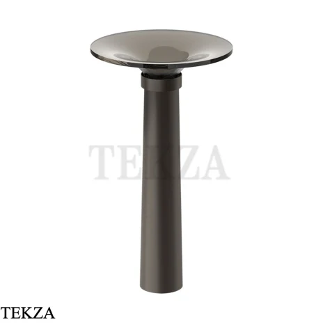 Gessi Ludovica Раковина напольная без перелива 76603-707, black хром Brush