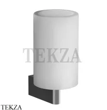 Gessi Origini Стакан настенный с держателем, белый 66407-707, Black Metal Brushed Gessi Origini Стакан настенный с держателем, белый 66407-707, Black Metal Brushed