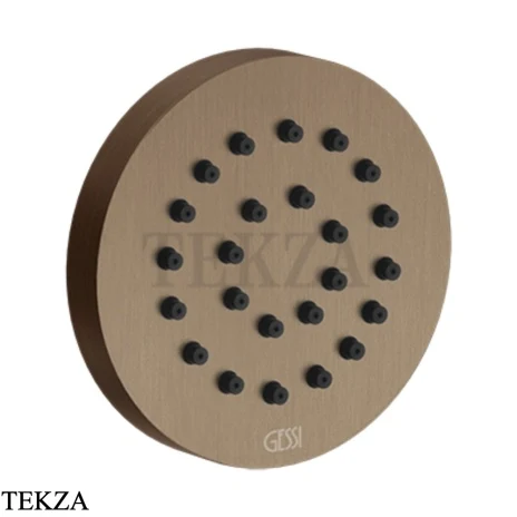 Gessi INCISO SHOWER Боковая форсунка круглая 32971-761, Coffee Bronze Br. PVD