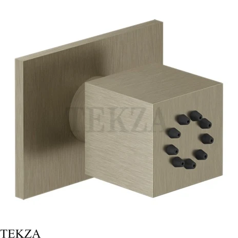 Gessi Rettangolo shower BODY JETS Боковая форсунка поворотная 20172-149, Finox Brushed Nickel