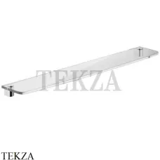Keuco Elegance Полочка из хрустального стекла, без держателя 11610009300, хром глянец