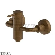 Newform XT Смеситель для душа настенный, без гарнитура 4255.47.083, Groove Bronze