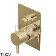 Ritmonio Diametro35 S Смеситель для душа, 2 потока, внешняя часть PR52GC101 F37, Frosted Champagne