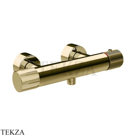 Gessi Habito RIGATO Смеситель термостатический для душа 70533-710, Brass PVD