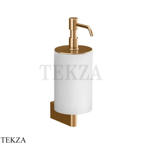 Gessi Origini Дозатор для жидкого мыла настенный, белый 66413-735, Warm Bronze PVD