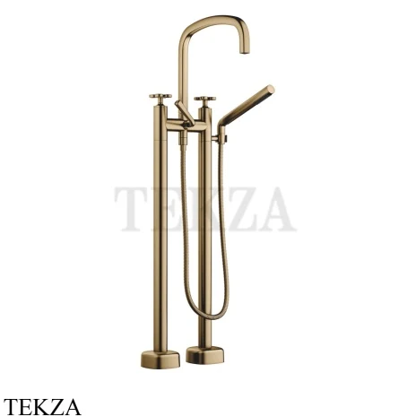 Dornbracht COYA Смеситель для ванны напольный, внешняя часть 25943424-39, Dark Brass сатинированный (PVD)