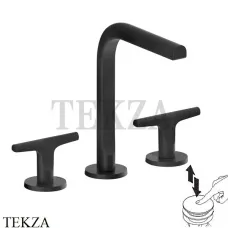 Fantini Sailing Смеситель для раковины, с донным клапаном 67S1J007, Deep Black PVD