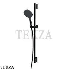 Bossini  APICE Душевая штанга 90 см, c круглой лейкой Easy-Clean DA5059-N.073, черный матовый