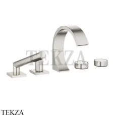 Dornbracht CYO Смеситель на борт ванны, с гарнитуром 27523811-06, платина матовая