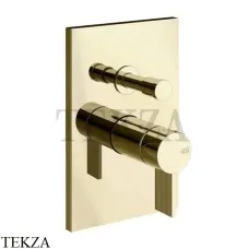 Gessi Inverso RIGATO Смеситель для душа, 2 потока, внешняя часть 73579-710, Brass PVD