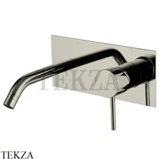 FIMA Carlo Frattini Spillo UP Смеситель для раковины на планке, внешняя часть F3051X5SN, Brushed nickel