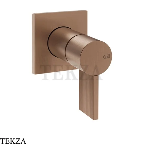 Gessi Inverso RIGATO Смеситель рычаг управления, внешняя часть 73509-708, Copper Brushed PVD