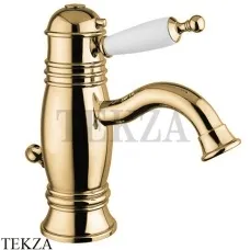 Migliore Oxford Смеситель для раковины термостат, с донным клапаном 19175, золото глянец